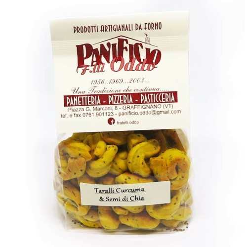Panificio F.lli OddoTaralli Curcuma e Semi di Chia