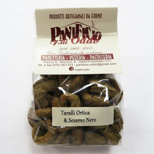 Panificio F.lli Oddo Taralli all' Ortica e Sesamo Nero