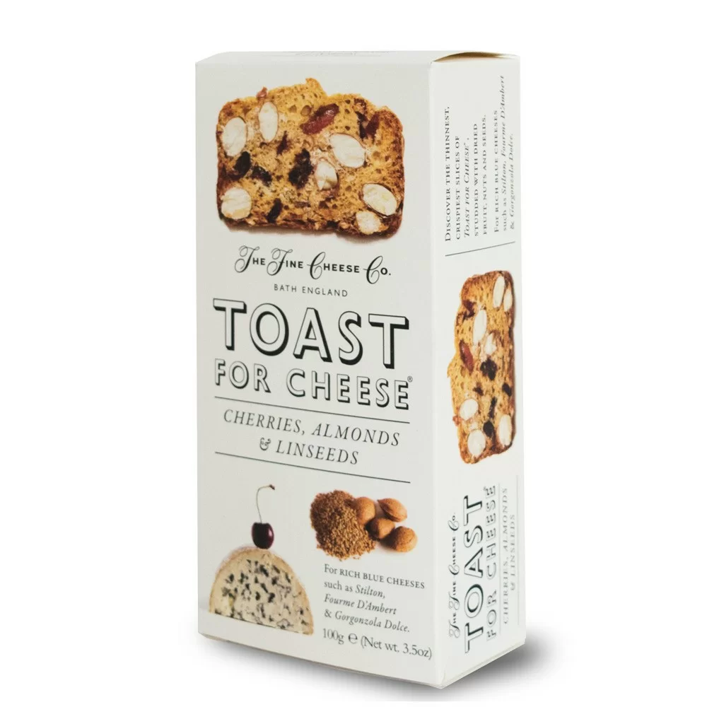 The Fine Cheese &Co. Toast For Cheese Ciliegie, Mandorle e Semi di Lino