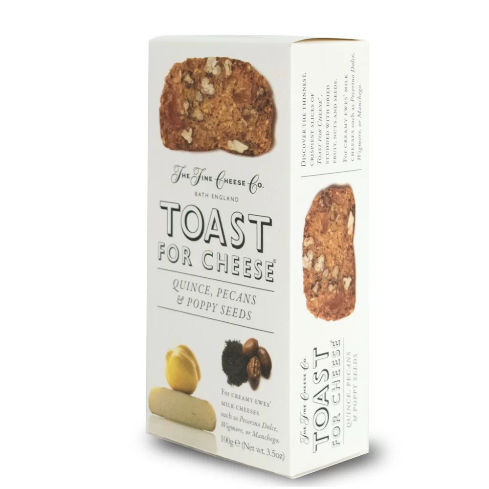 The Fine Cheese and Co. Toast for Cheese Mela Cotogna Noci Pecan e Semi di Papavero