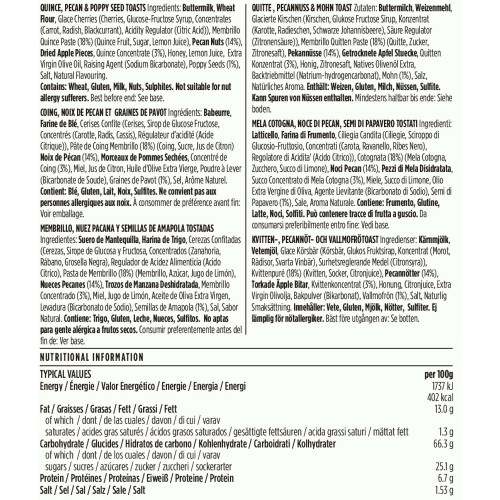 The Fine Cheese and Co. Toast for Cheese Mela Cotogna Noci Pecan e Semi di Papavero