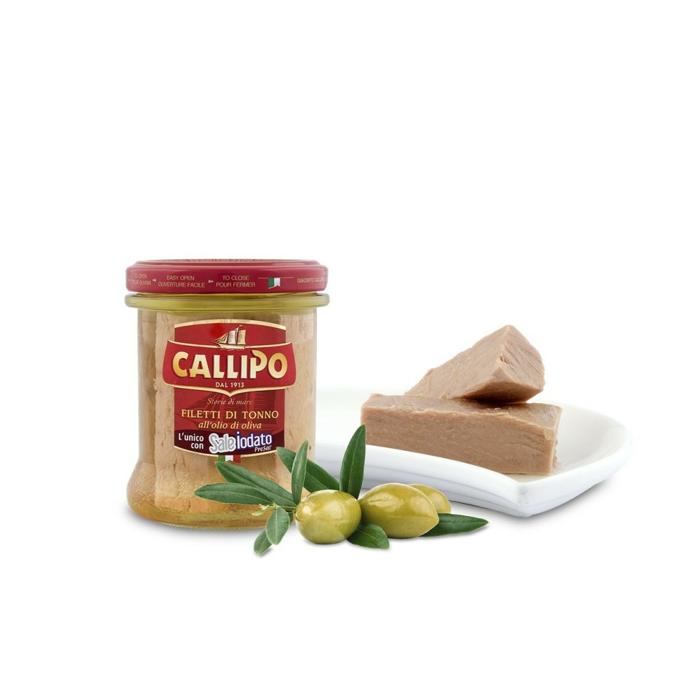 Callipo Filetti di Tonno in Olio di Oliva  Riserva Oro 150 g