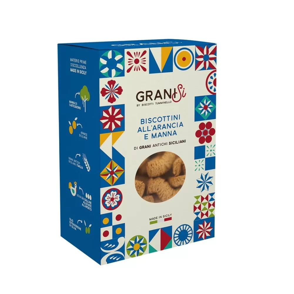 Tumminello Biscottini arancia e manna