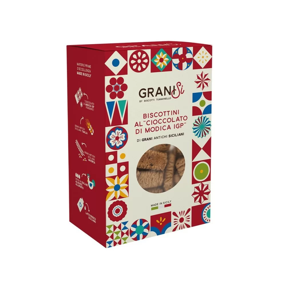 Tumminello Biscottini al cioccolato di Modica IGP