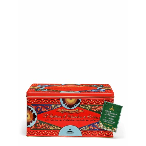 Fiasconaro Panettone Dolce&Gabbana al Pistacchio di Sicilia  in Latta