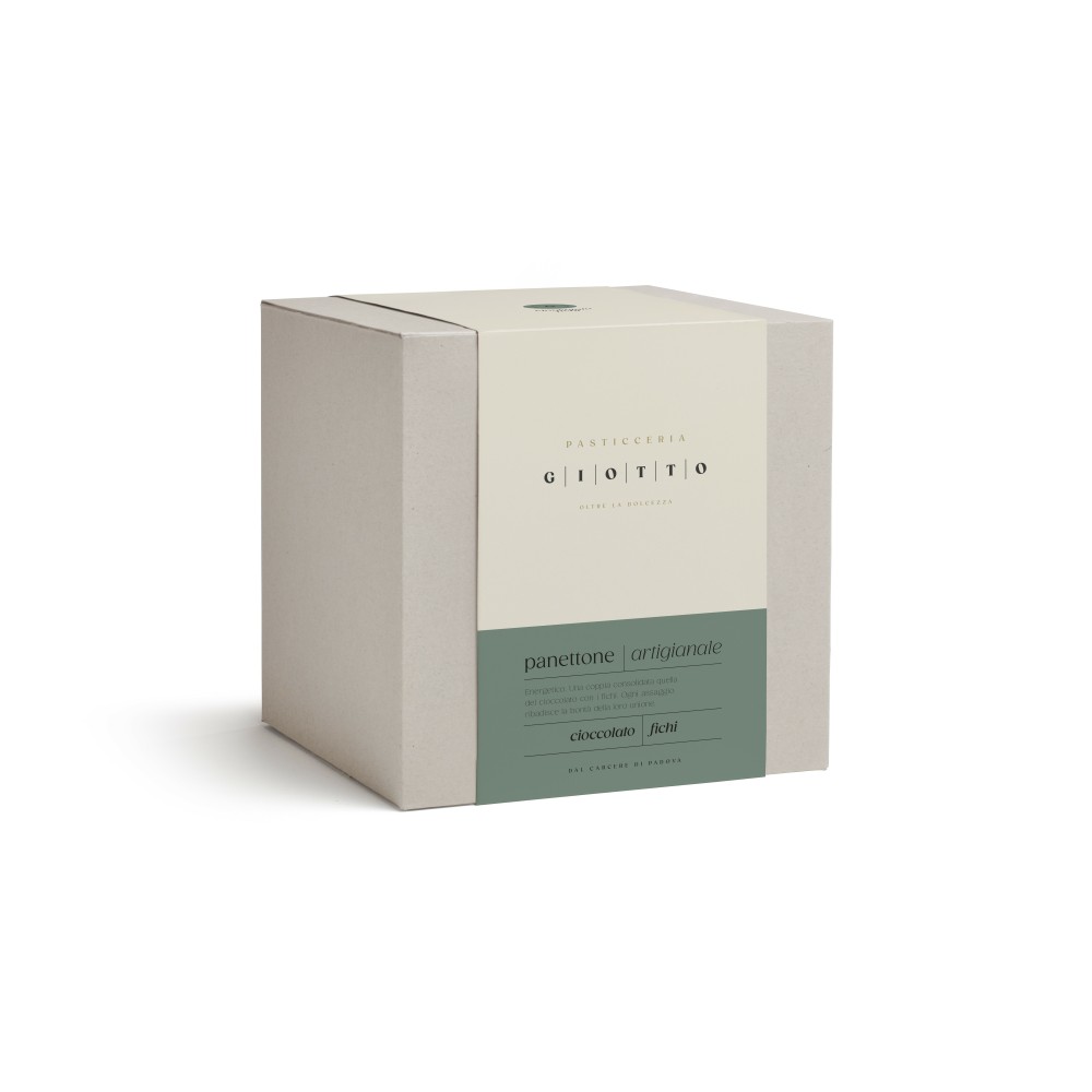 Giotto Pasticceria del Carcere di Padova Panettone Cioccolato e Fichi 1kg