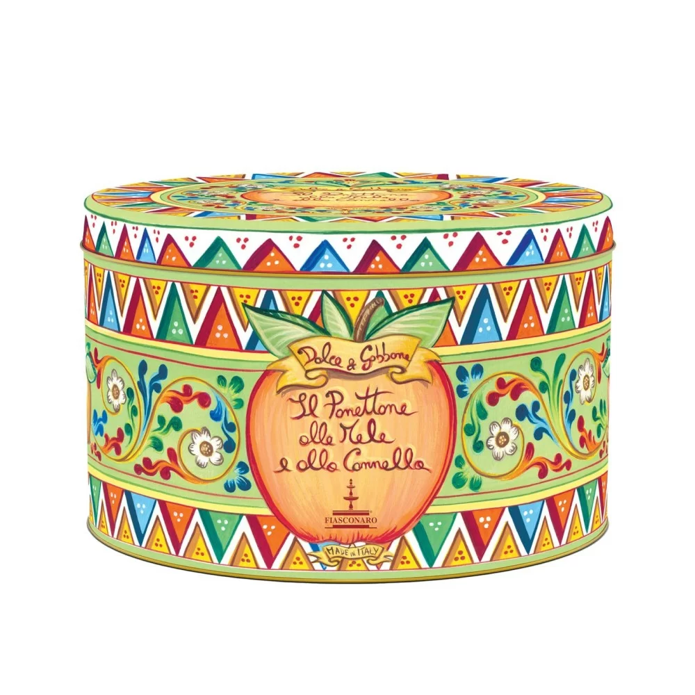 Fiasconaro Panettone Dolce & Gabbana alle mele e alla Cannella 1kg Fiasconaro Panettone Dolce & Gabbana alle mele e alla Cannella 1kg