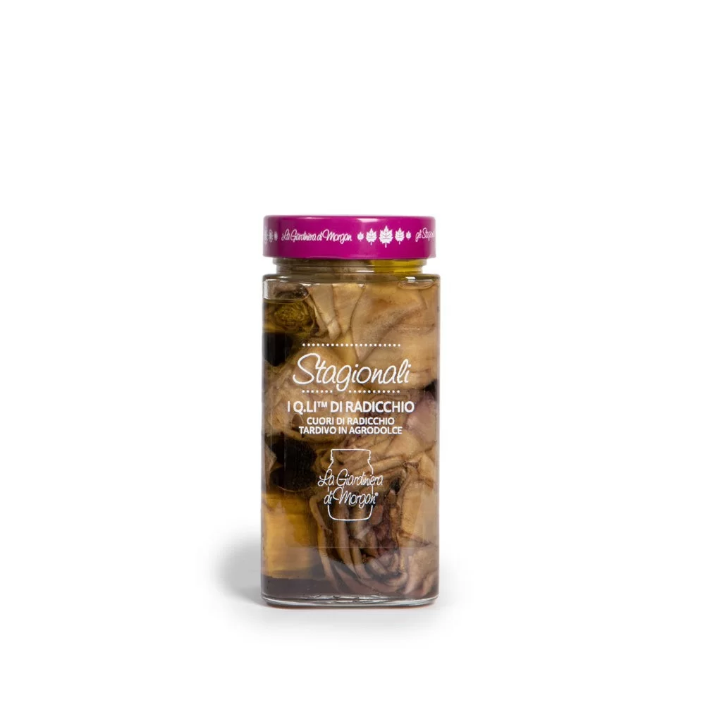 Q.Li di Radicchio Tardivo in Agrodolce 580ml La Giardiniera di Morgan