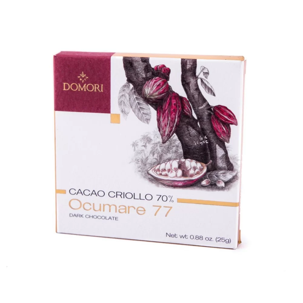 Domori, Criollo 7O%, Ocumare 77 25 g Domori, Criollo 7O%, Ocumare 77 25 g