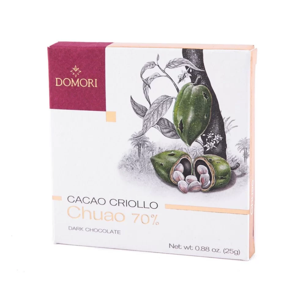Dispensa Dolce Cacao Criollo Chuao 70 Domori 25 g Dispensa Dolce Cacao Criollo Chuao 70 Domori 25 g