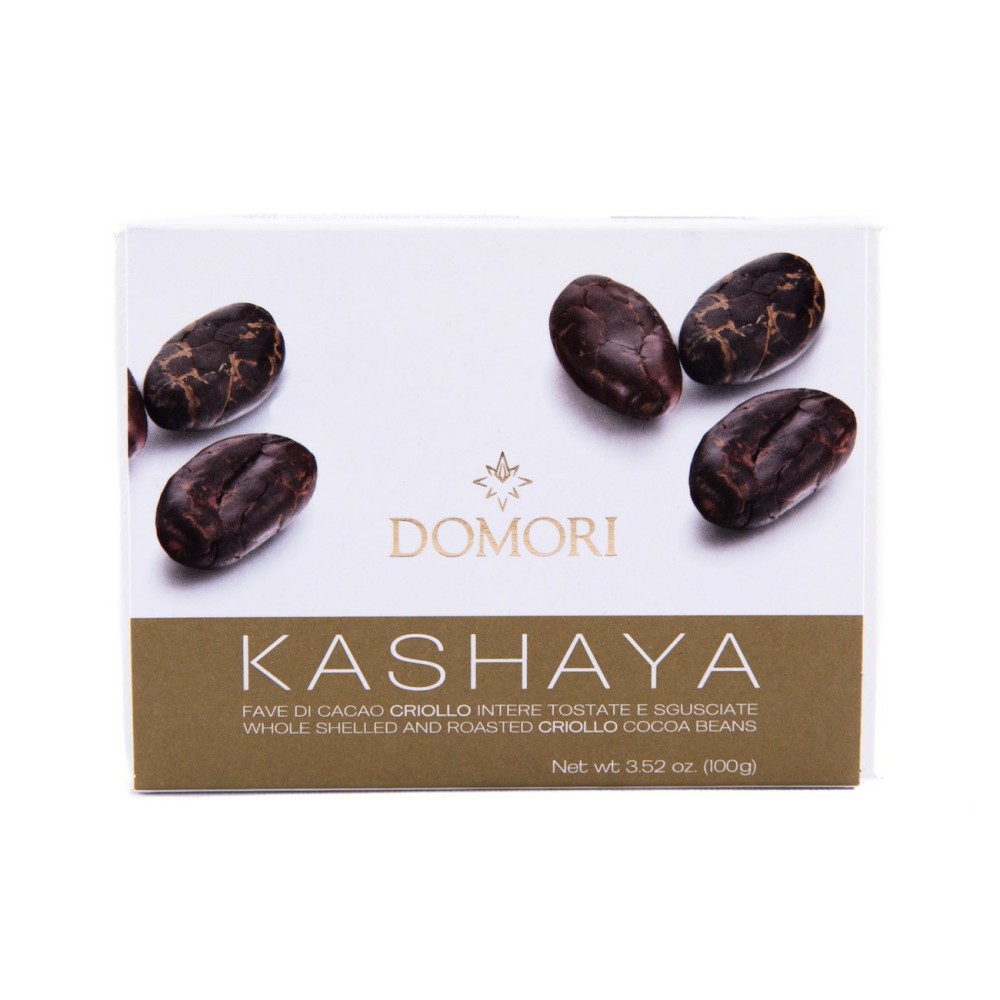 Dispensa Fave di Cacao Criollo Intere Tostate  Domori Kashaya 100 g