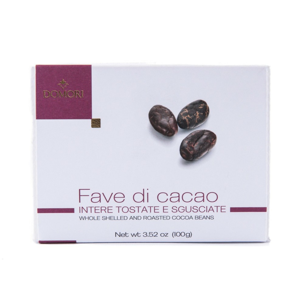 Dispensa Dolci Fave Intere di Cacao Tostate Domori 100 g