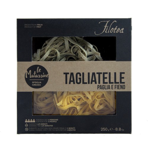 Pasta Filetta  Tagliatelle Paglia e Fieno "le Matasse" Sfoglia Grezza 250 g