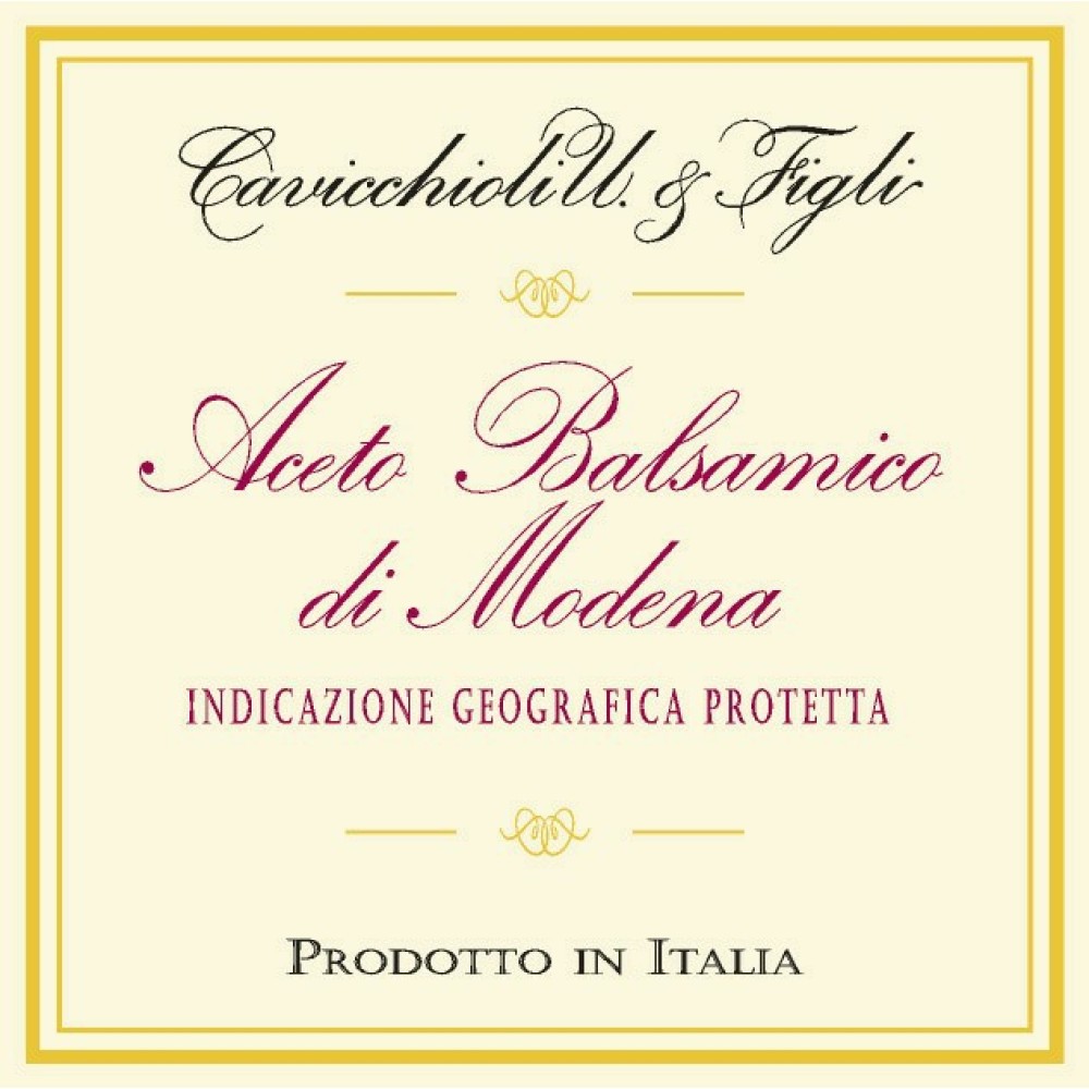 Cavicchioli, Aceto Balsamico di Modena IGP, Tipo Denso  250ml