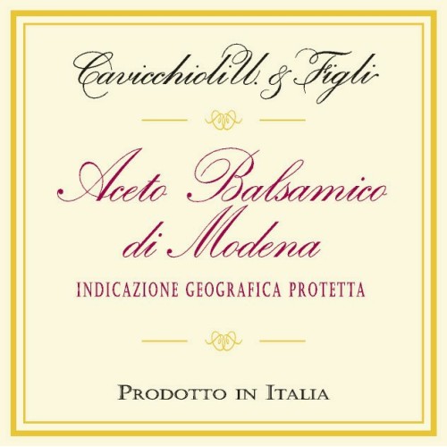 Cavicchioli, Aceto Balsamico di Modena IGP, Tipo Denso  250ml